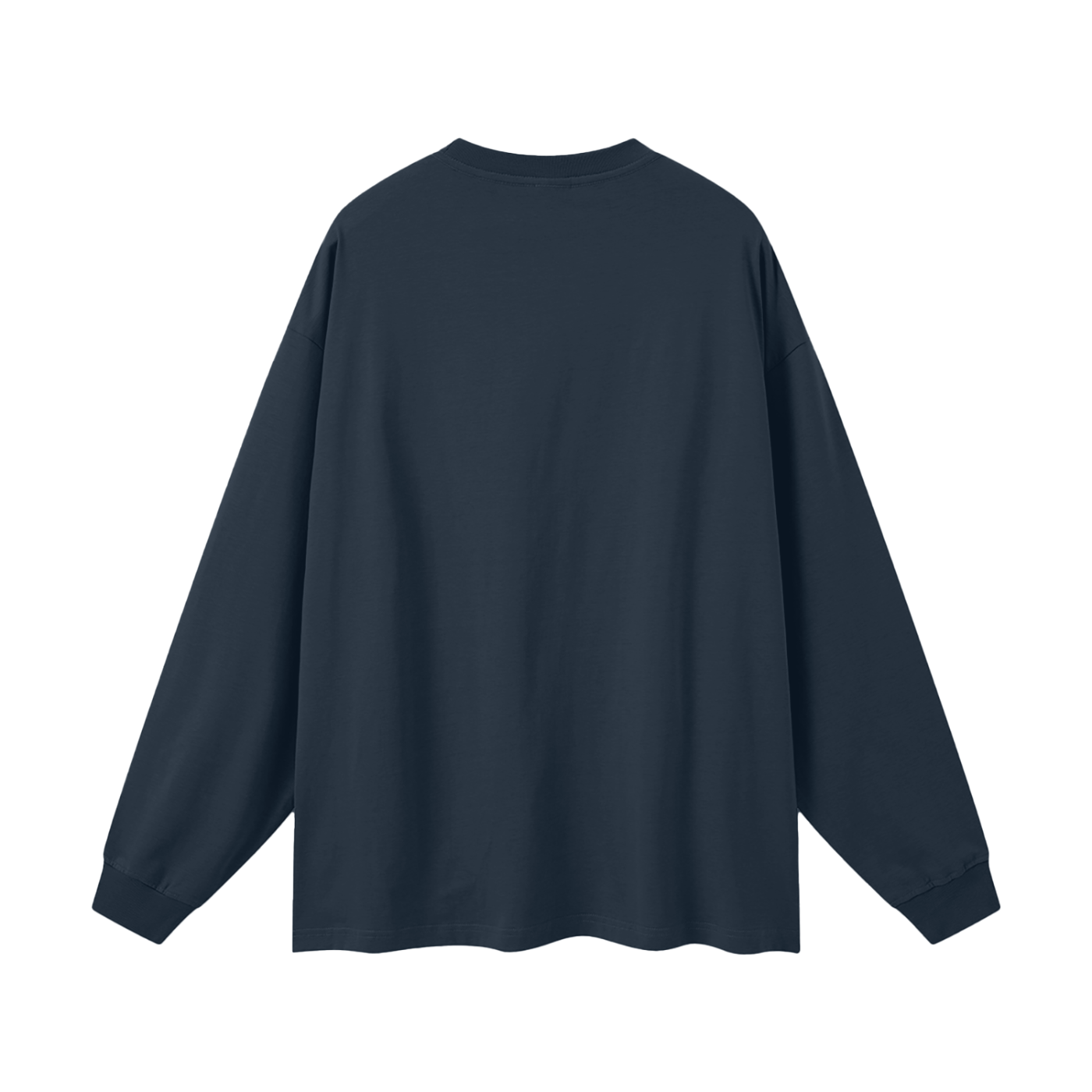 Women's Oversized Cotton T-Shirt - Stylish Long Sleeve Comfort