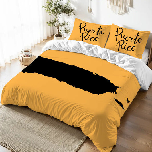 Queen Duvet Cover Set - Puerto Rico Design