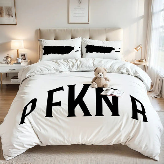 Queen Duvet Cover Set P FKN R Puerto Rico Map Pillow Cases Trendy Holiday Gift