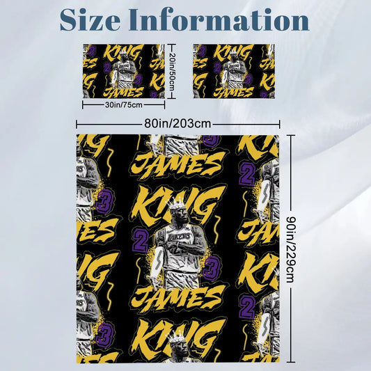 LeBron James Duvet Set – Full Size Basketball Bedding for NBA Fans