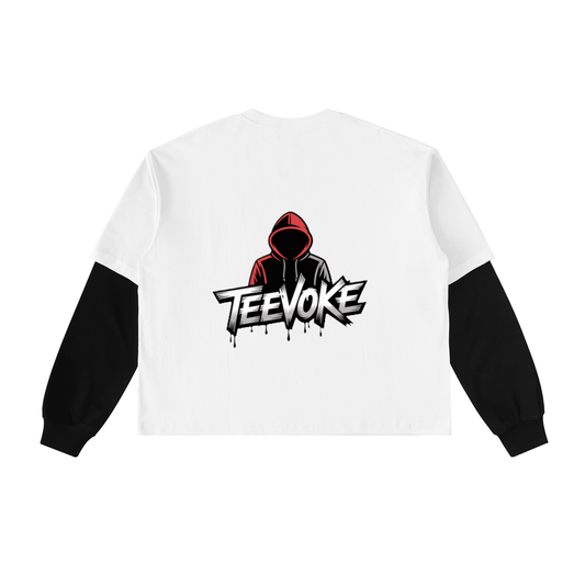 Men's Contrast Sleeve T-Shirt for Sporty Comfort and Everyday Style