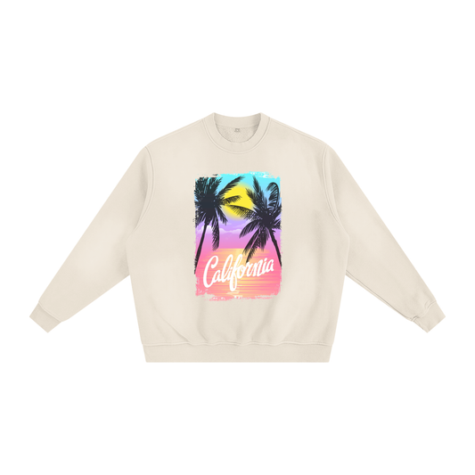 Women's Fleece Sweatshirt - Sunfade Fleeced Style for Comfort and Warmth