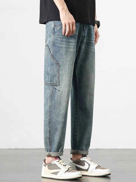 Men's Vintage Wash Relaxed Fit Jeans