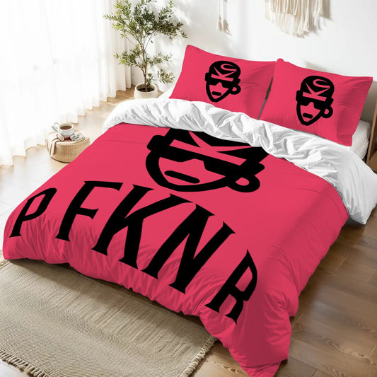 Puerto Rico “P FKN R” Queen Duvet Cover Set – Bad Bunny-Inspired Gift for Any Room