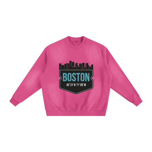 Women's Fleece Sweatshirt Boston - Cozy Comfort for Chilly Days