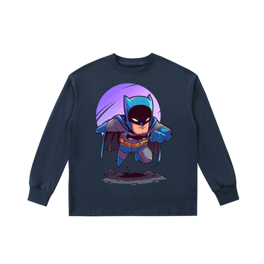 Boys Quick-Dry Cotton Long-Sleeve Tee