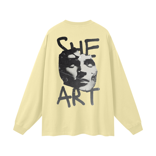 Women's Oversized Cotton Long Sleeve T-Shirt for Ultimate Comfort