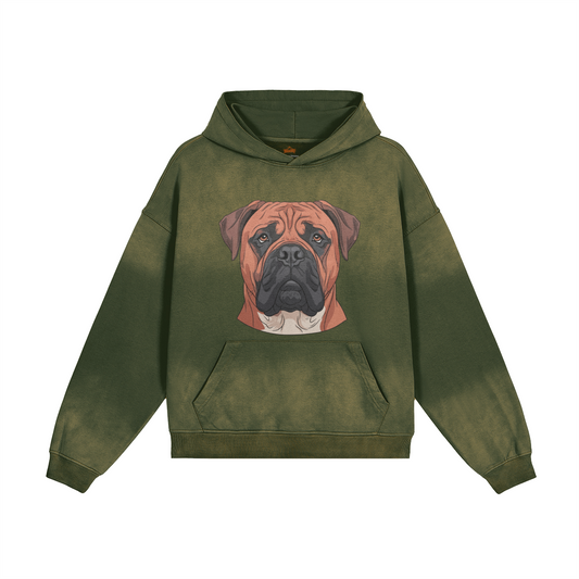 Men's Sun Faded Distressed Hoodie