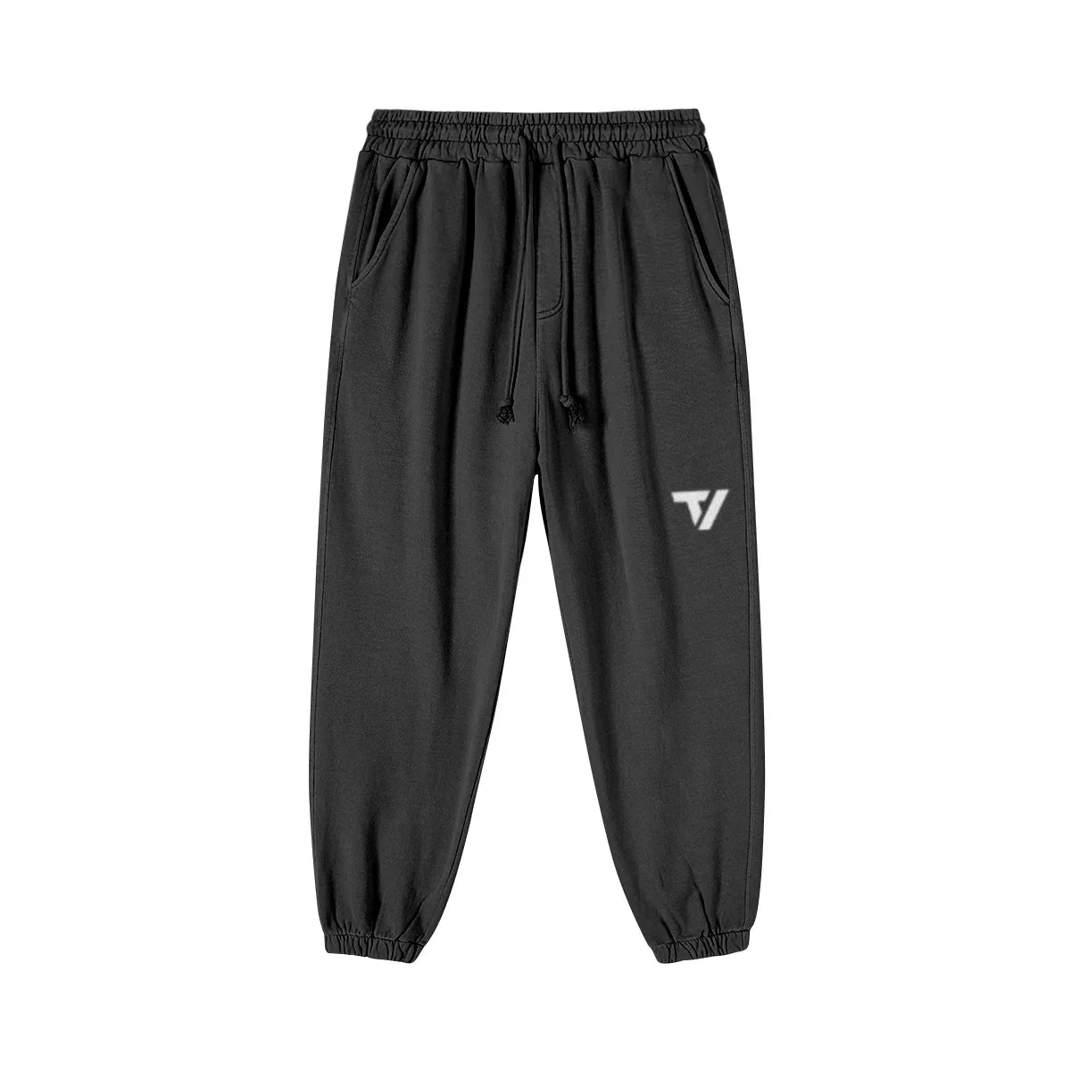 Super Heavyweight Washed Baggy Sweatpants - Vintage Cotton Joggers - TeeVoke