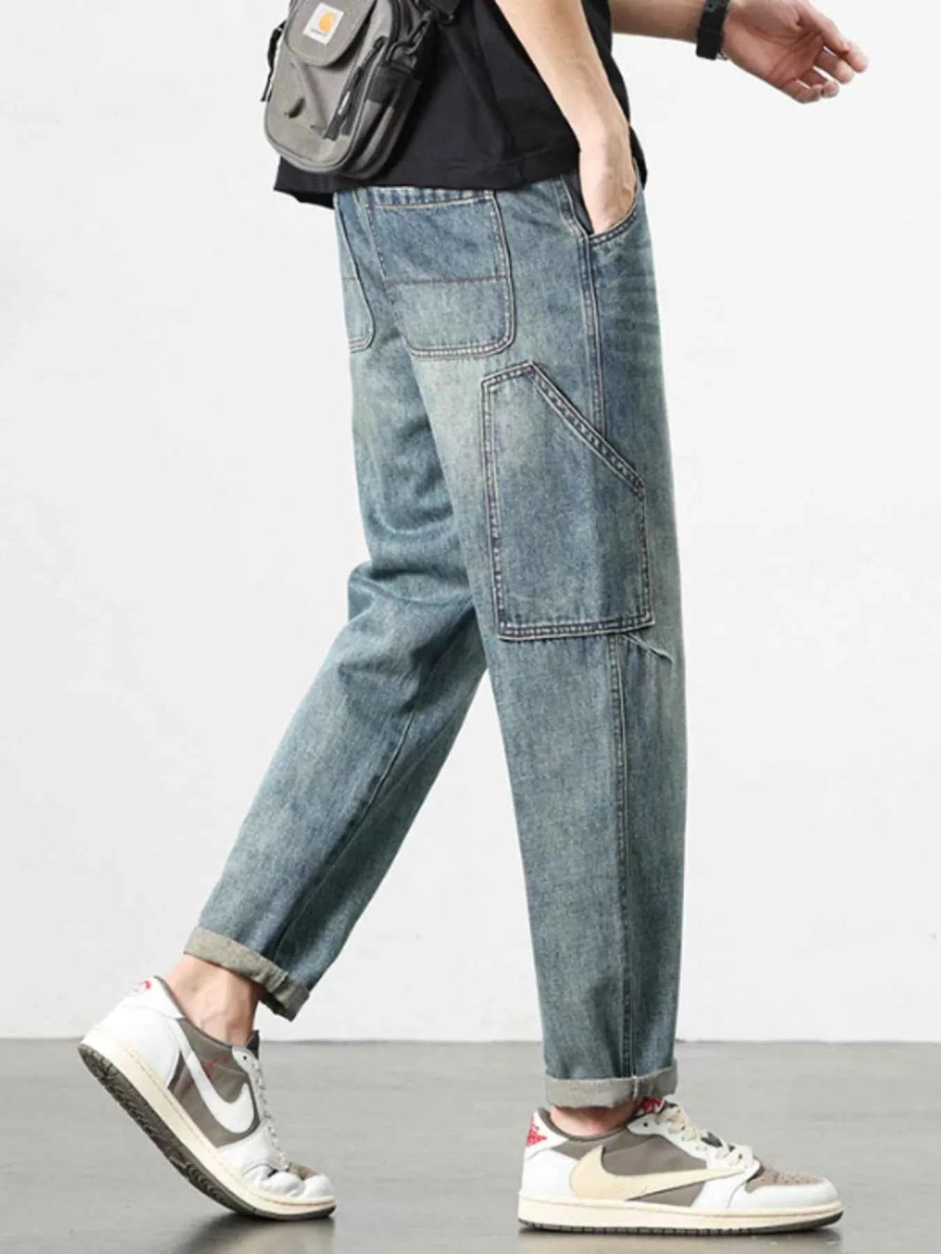 Men's Vintage Wash Relaxed Fit Jeans