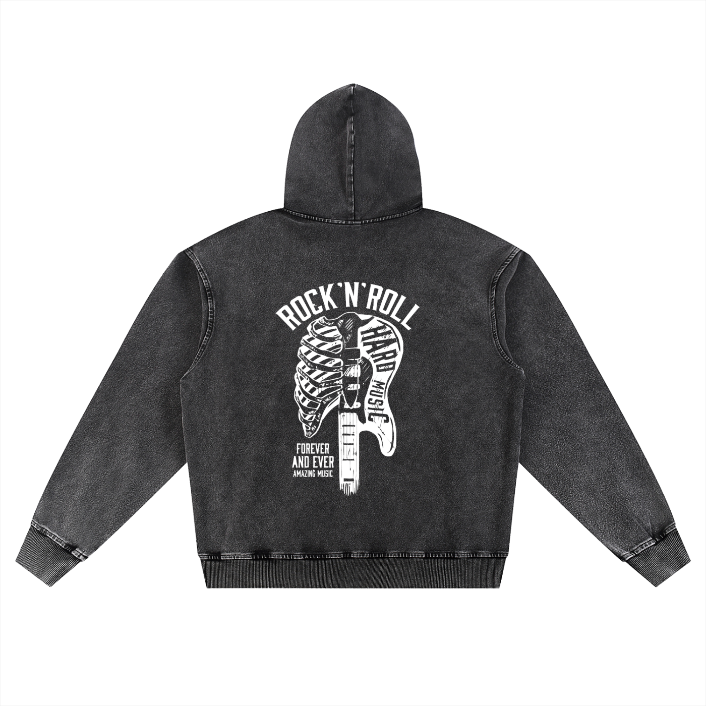 Men's Snow Wash Oversized Hoodie