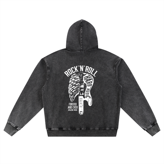 Men's Snow Wash Oversized Hoodie