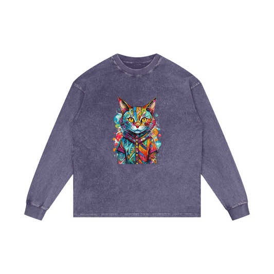 Women's Oversize Long Sleeve T-Shirt for Casual Wear and Everyday Comfort