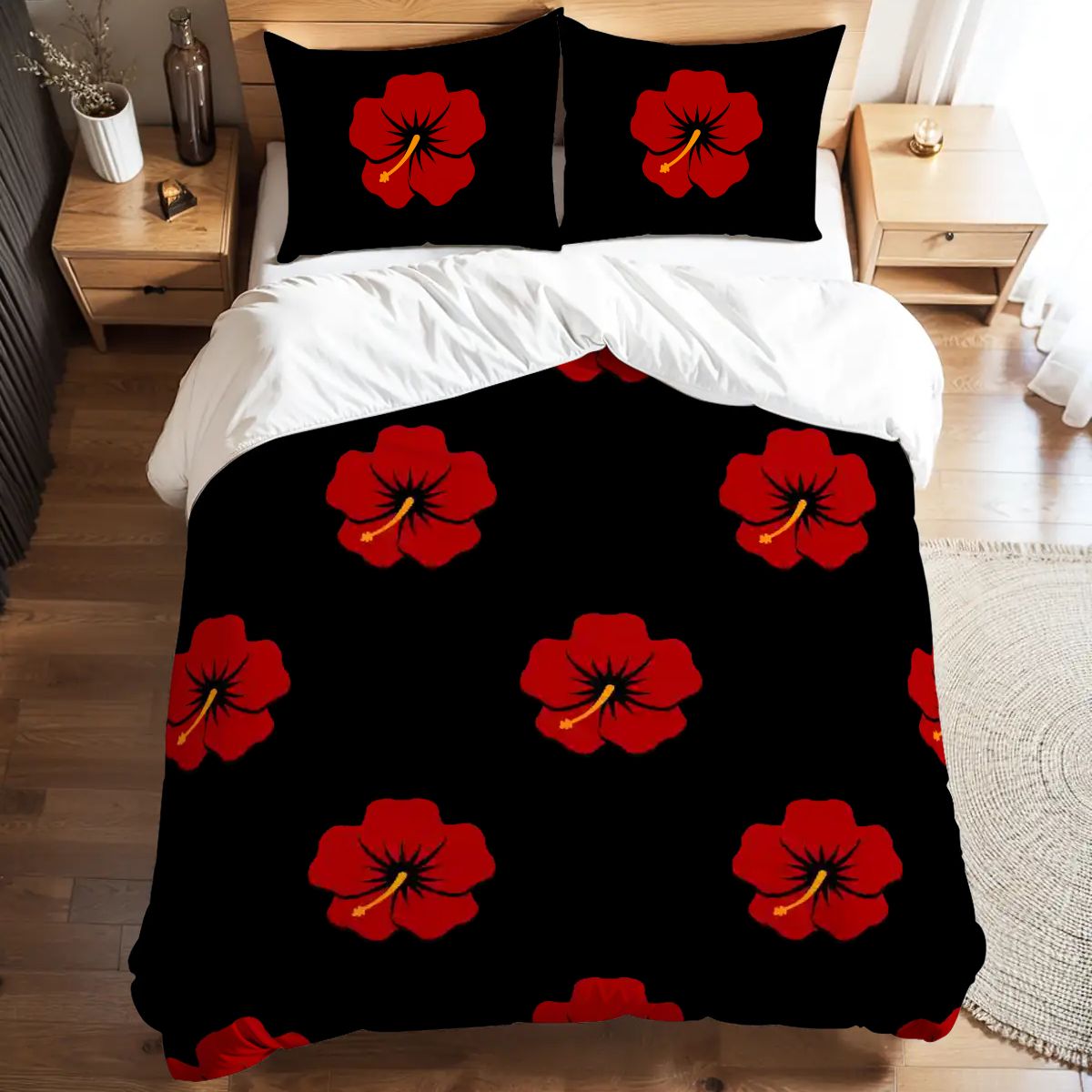 Boricua Beauty Bedding – Full Duvet Set with Puerto Rico Theme for Her