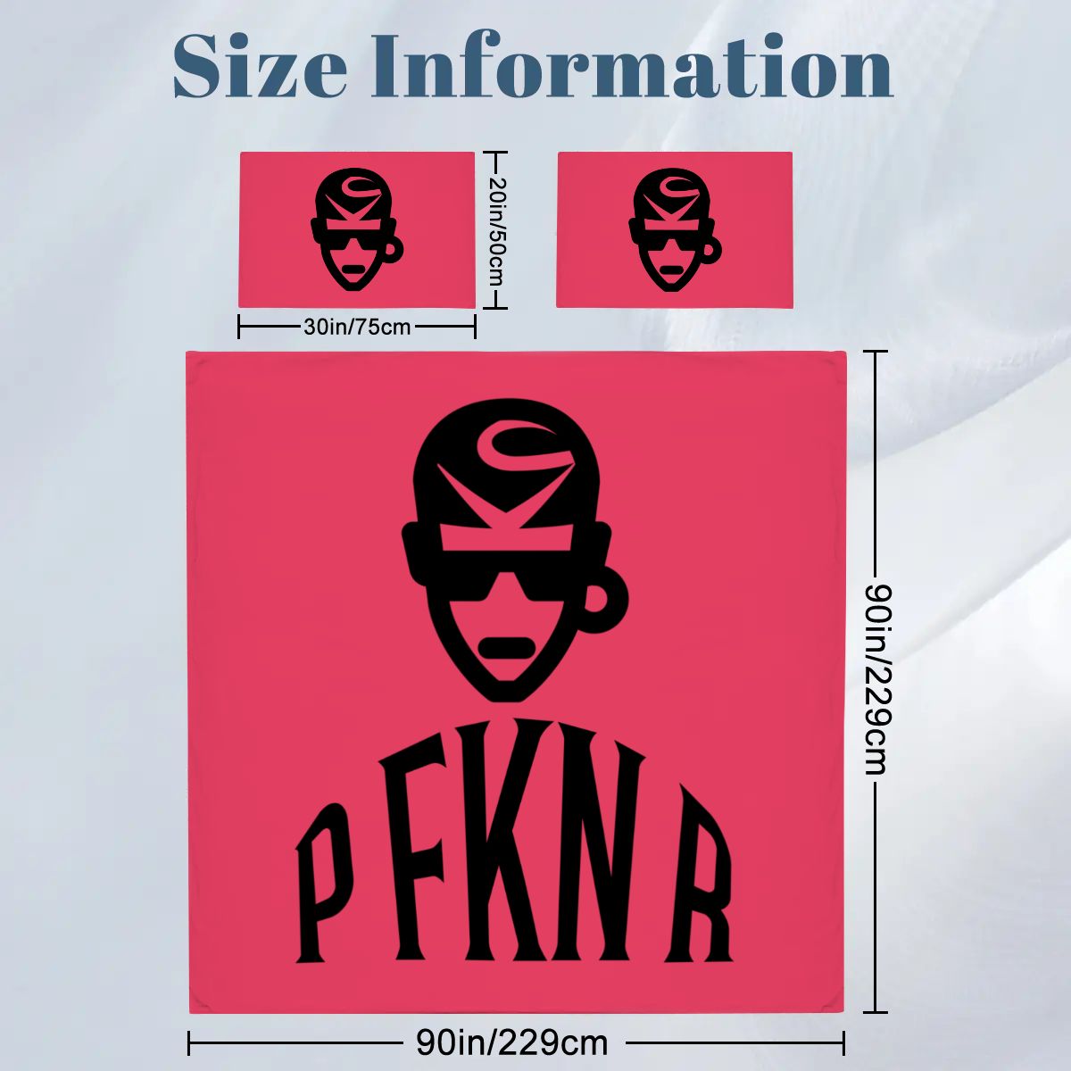 Puerto Rico “P FKN R” Queen Duvet Cover Set – Bad Bunny-Inspired Gift for Any Room