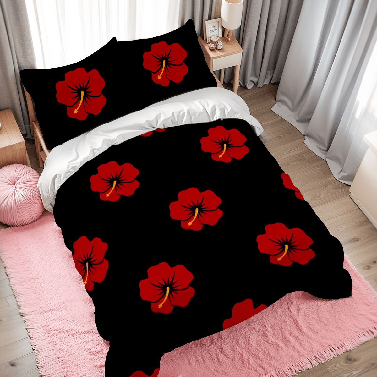 Boricua Beauty Bedding – Full Duvet Set with Puerto Rico Theme for Her