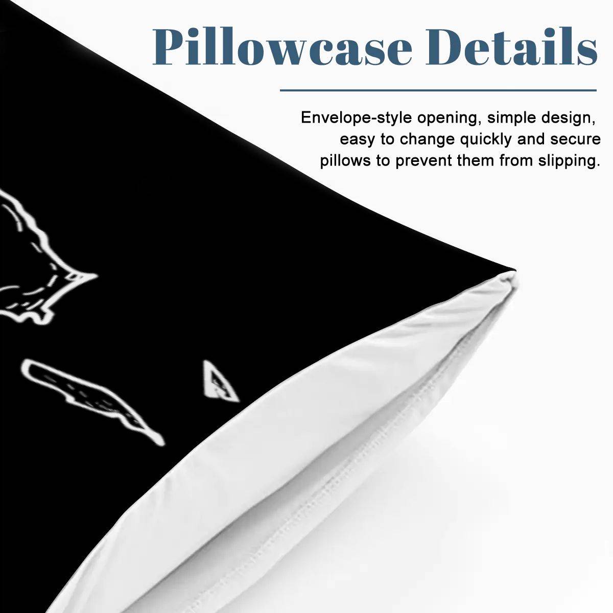 Minimalist Puerto Rican Bedding – Queen Duvet Cover in Black and White