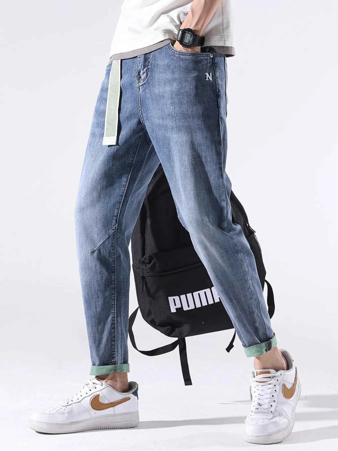 Men's Casual Straight-Leg Jeans