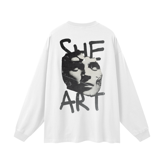 Women's Oversized Cotton Long Sleeve T-Shirt for Ultimate Comfort