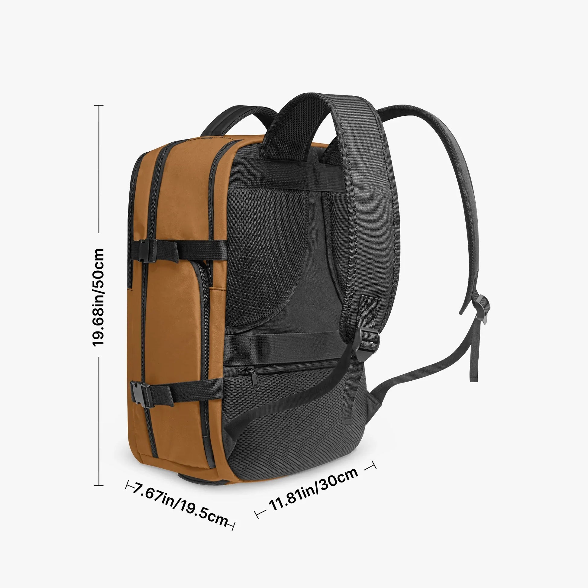 Canvas Multi-Pocket Hiking Backpack - Breathable Travel Daypack - TeeVoke