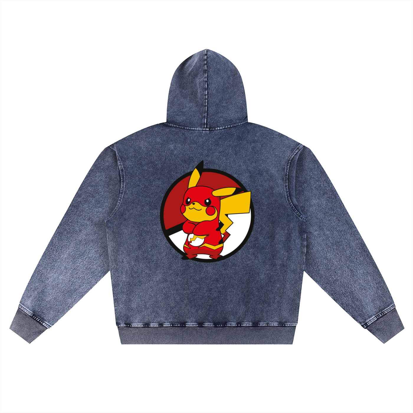 Men's Snow Wash Oversized Hoodie