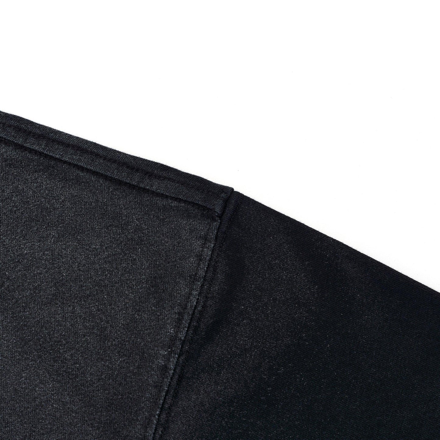 Men's Boxy Snow Wash T-Shirt - Tie-Dye Cotton Crew Neck Tee - TeeVoke