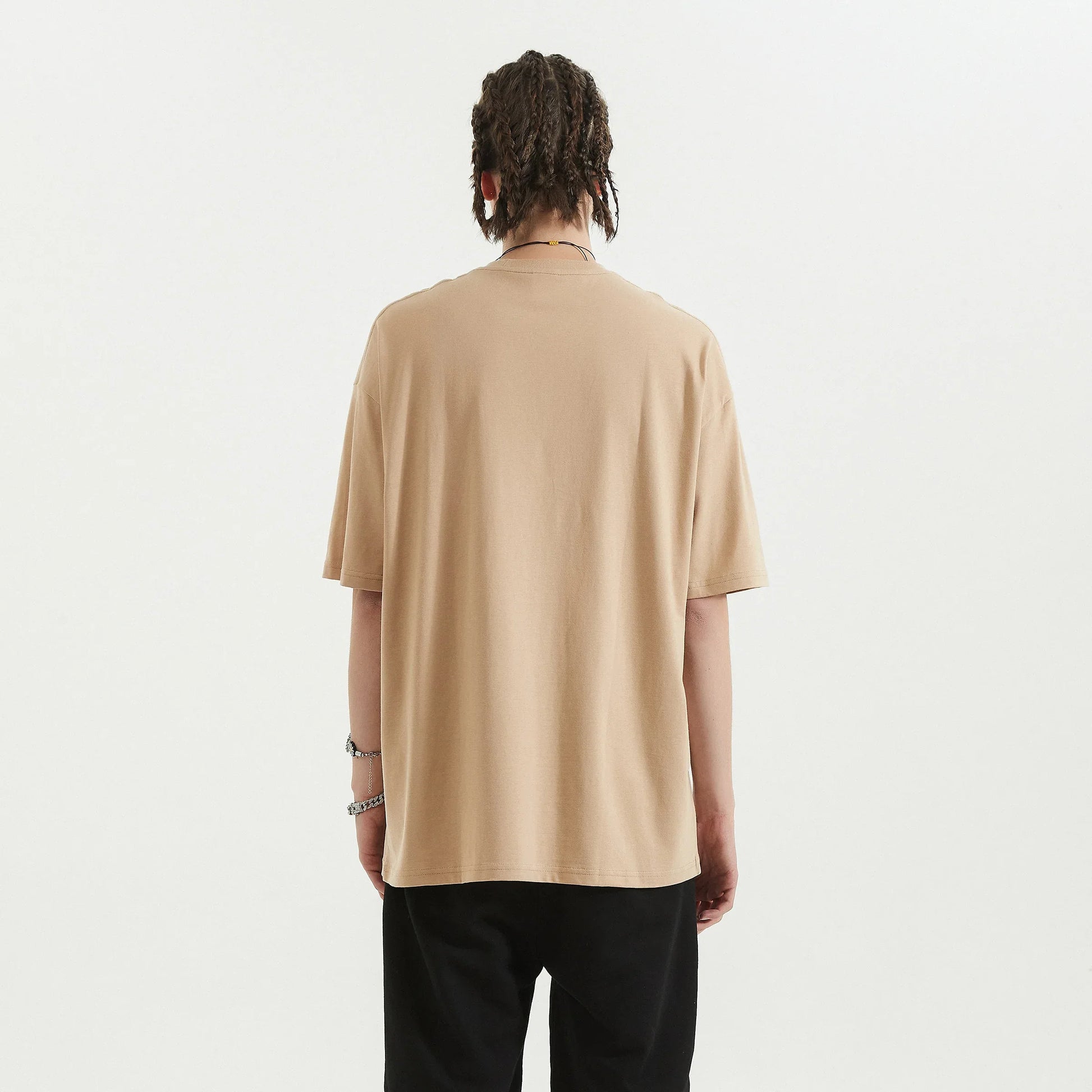 Women's Drop Shoulder T-Shirt - Oversized Loose Fit Cotton Tee - TeeVoke