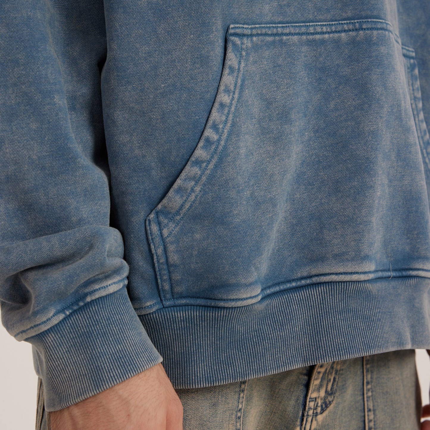 Men's Heavyweight Oversized Faded Hoodie