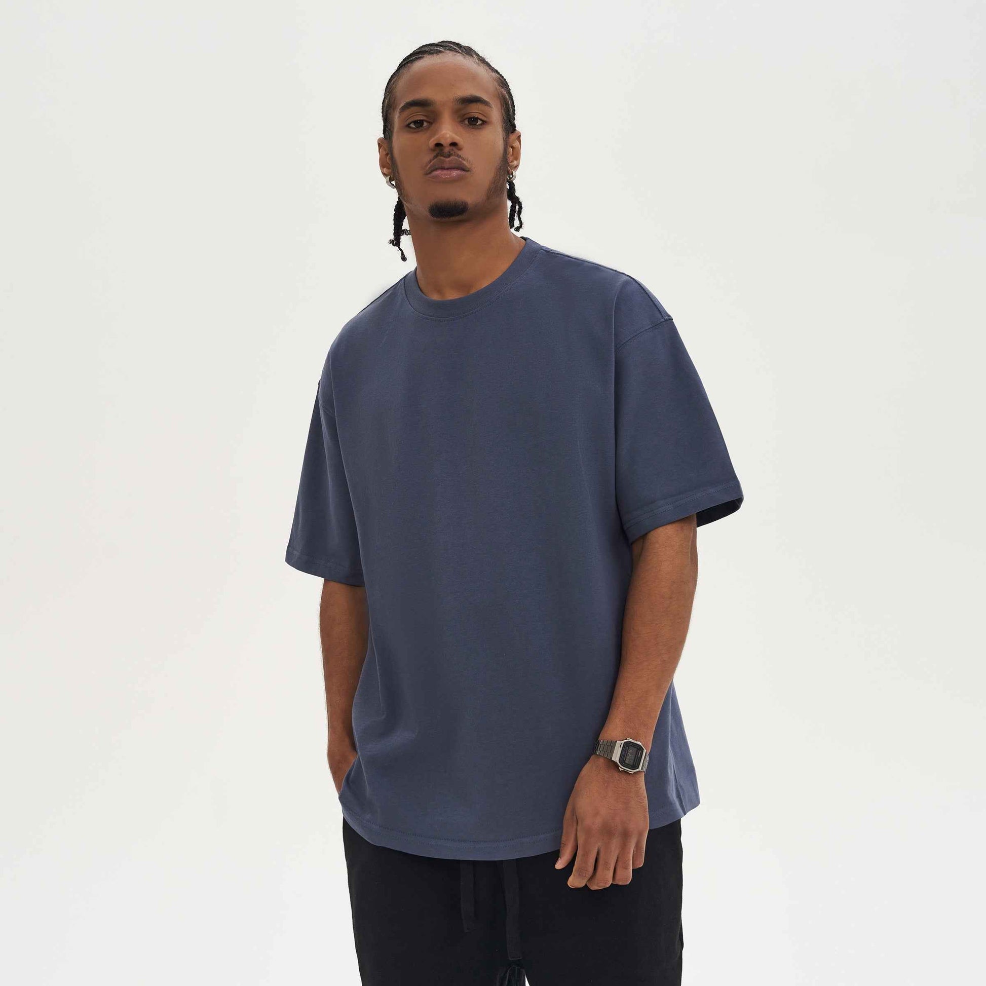 Born To Be A Musician Unisex Oversized Snow Wash T-shirt