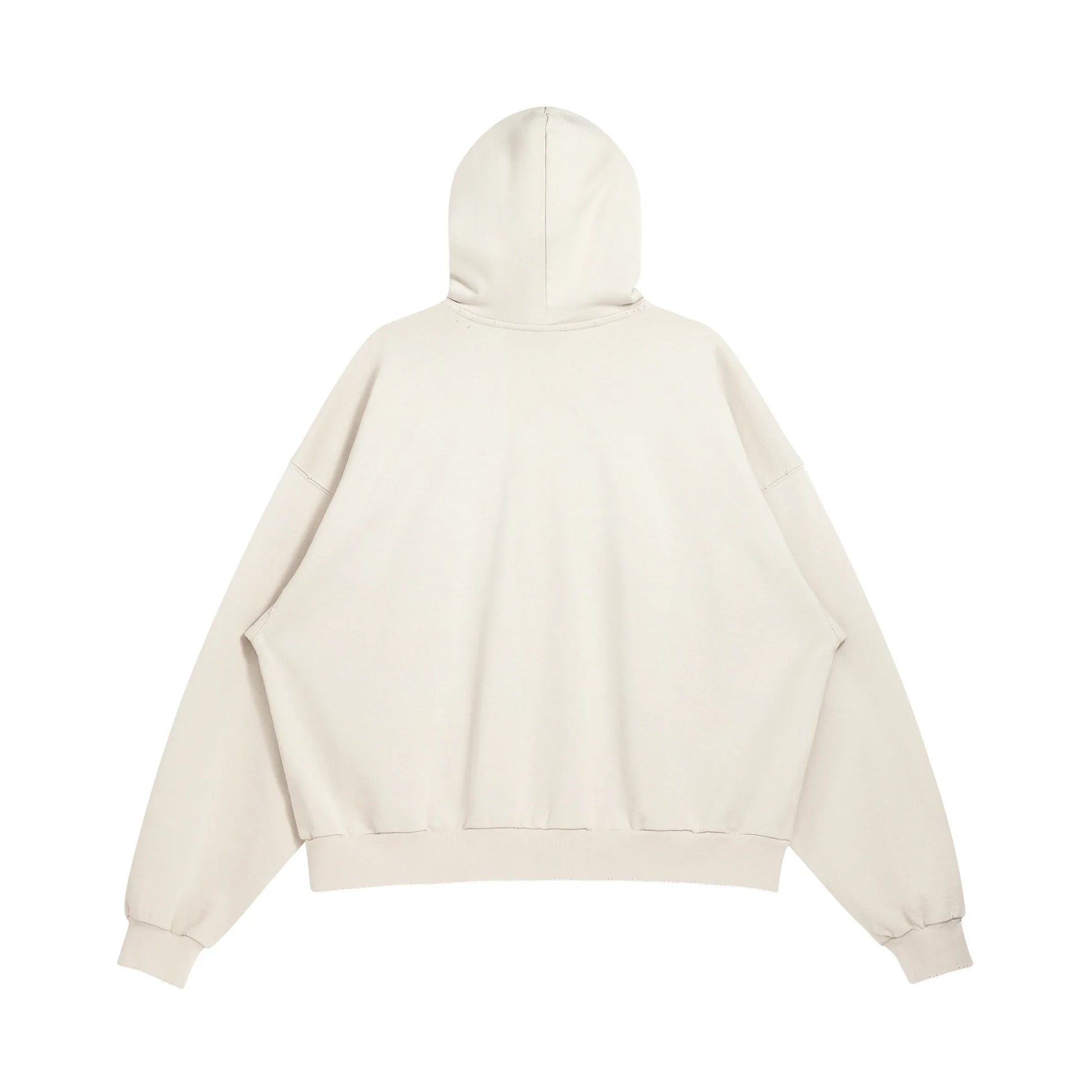 Men's Oversized Casual Hoodie - Distressed Vintage Wash Pullover - TeeVoke