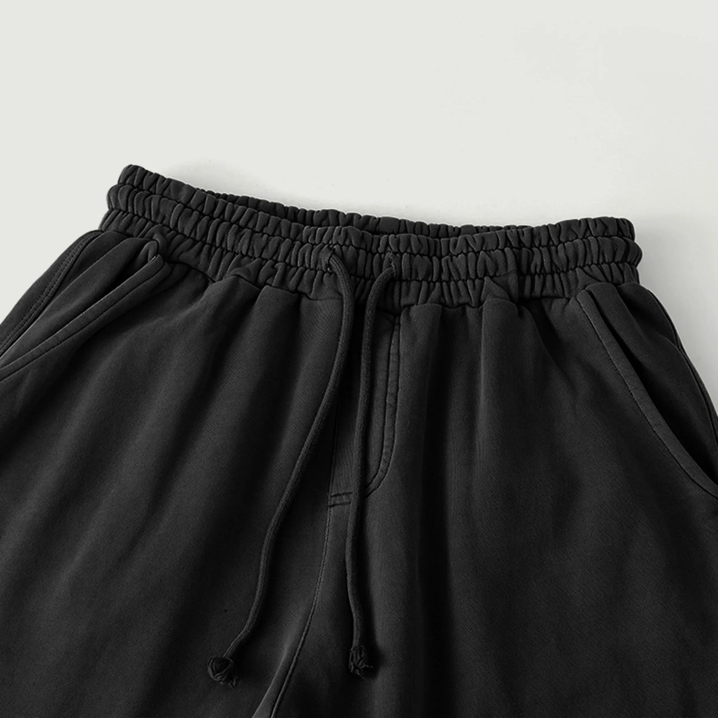 Men's Super Heavyweight Washed Baggy Sweatpants - Vintage Cotton Pants - TeeVoke