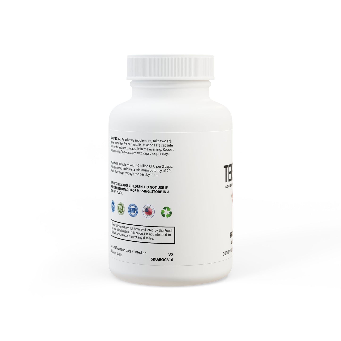 Probiotics for Digestive Health - 60 Capsules for Optimal Digestive Wellness