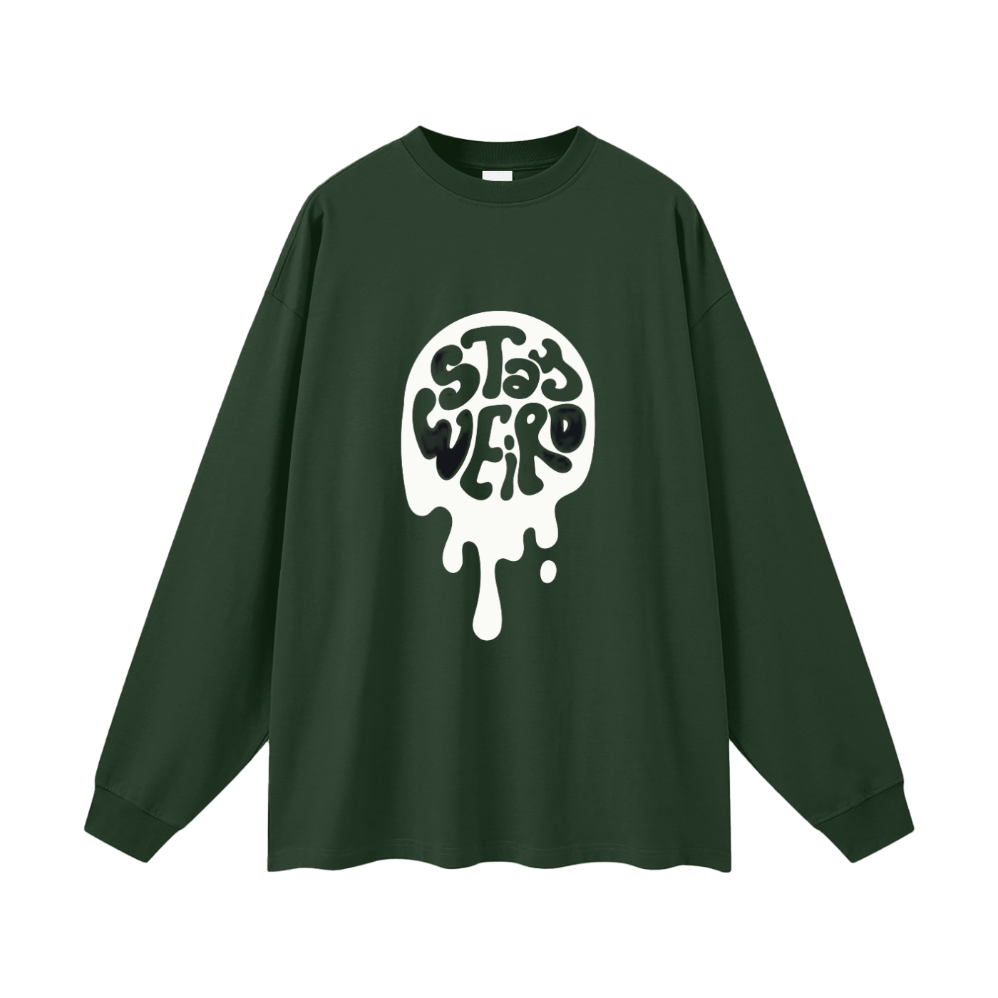 Women's Oversized Cotton T-Shirt - Stylish Long Sleeve Comfort