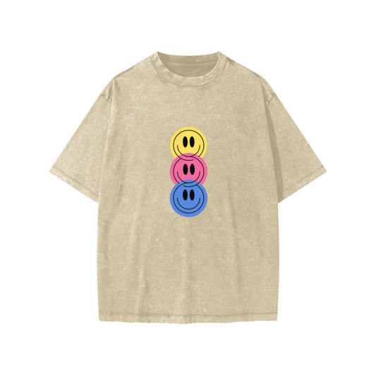 Children's Cotton T-Shirt - Snow Washed Unisex for Everyday Wear