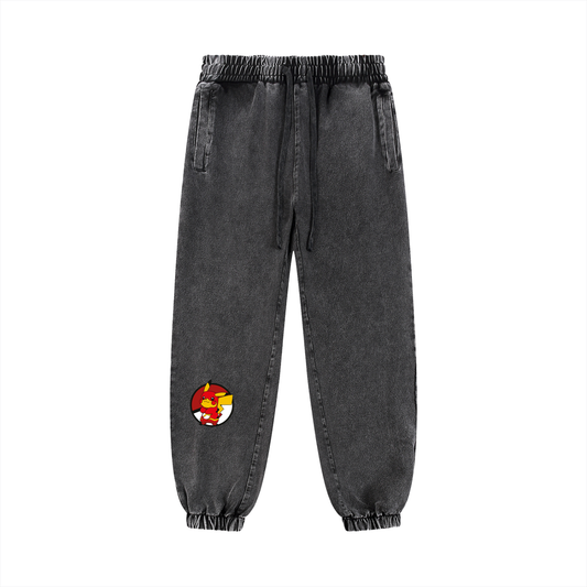 Men's Snow Wash Jogged Sweatpants