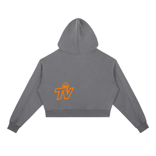 Women Vintage Washed Heavyweight Hoodie