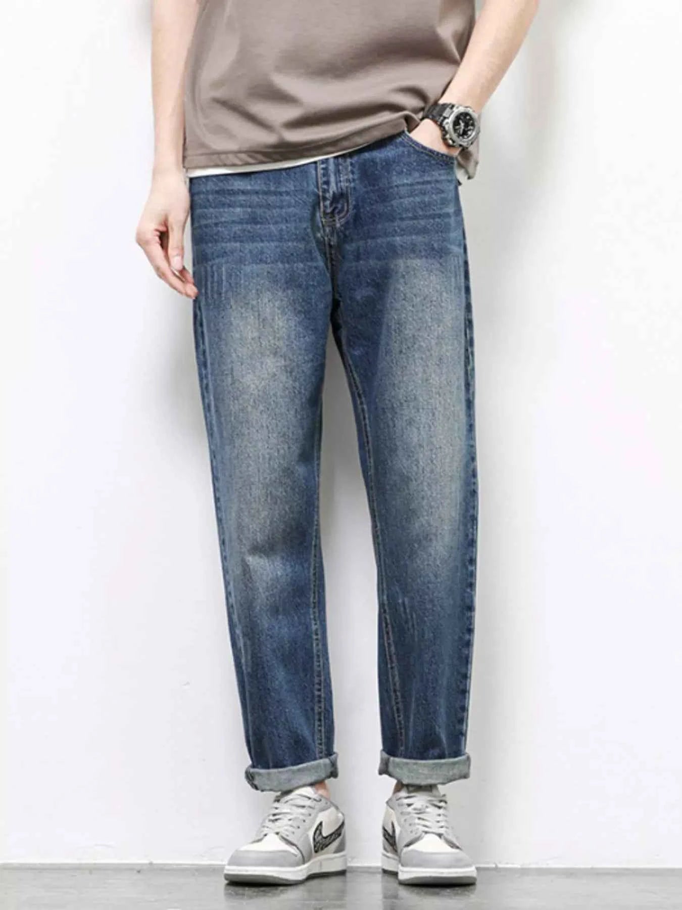 Men's Vintage Wash Relaxed Fit Jeans