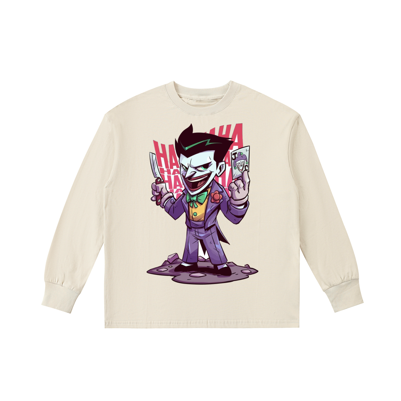 Boys Quick-Dry Cotton Long-Sleeve Tee