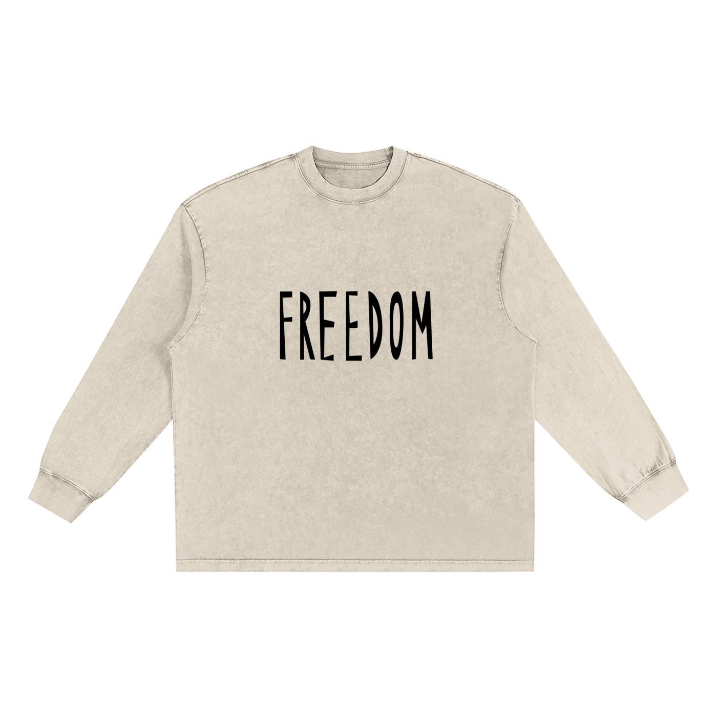 Women's Long Sleeve T-shirt with Versatile Frayed Edge Design