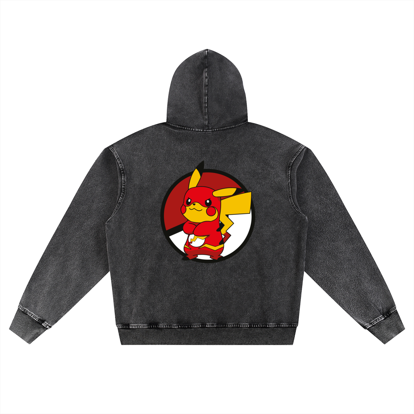 Men's Snow Wash Oversized Hoodie