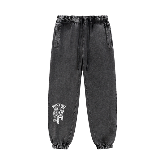 Men's Snow Wash Jogged Sweatpants