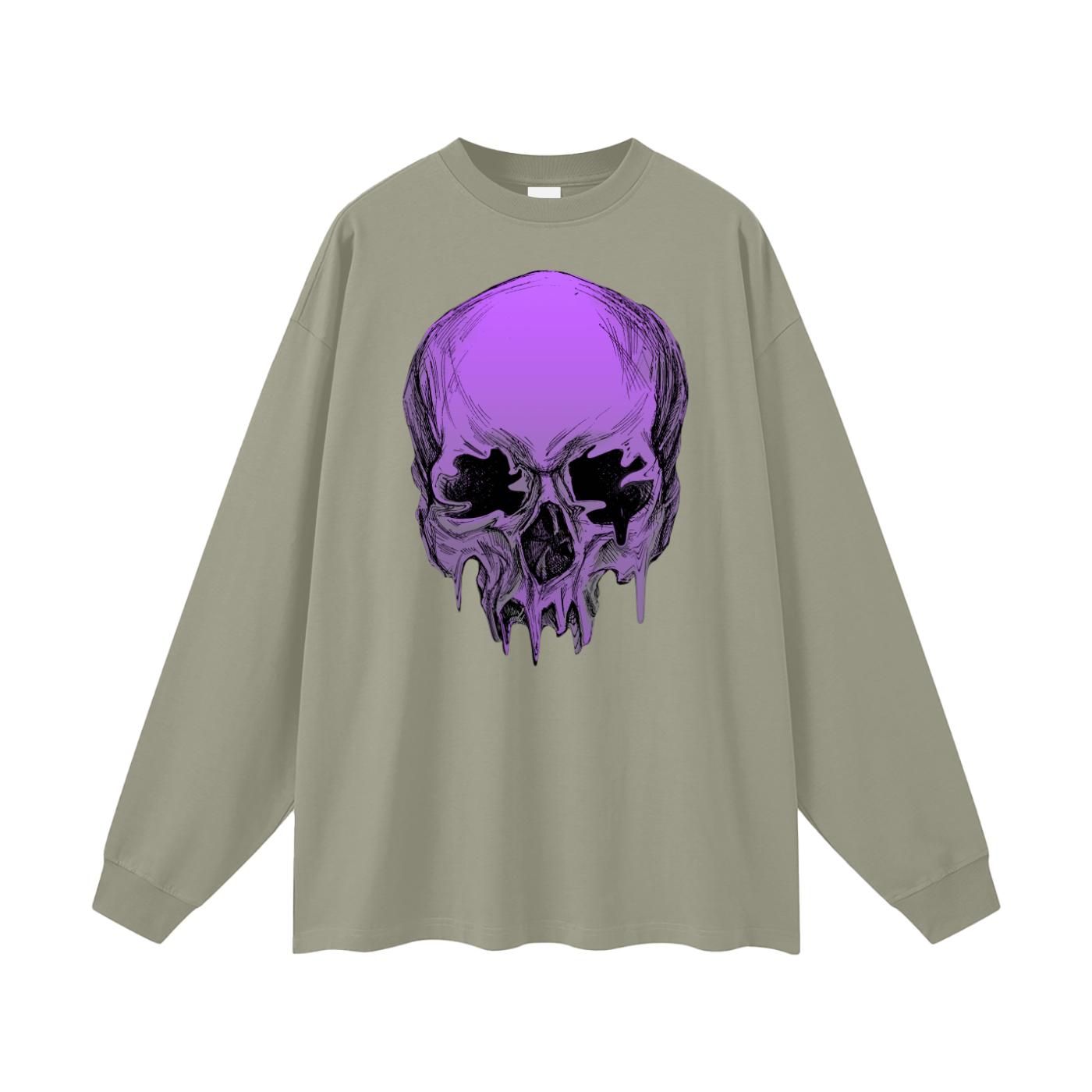 Men's Oversized Cotton Long Sleeve T-Shirt for Ultimate Comfort