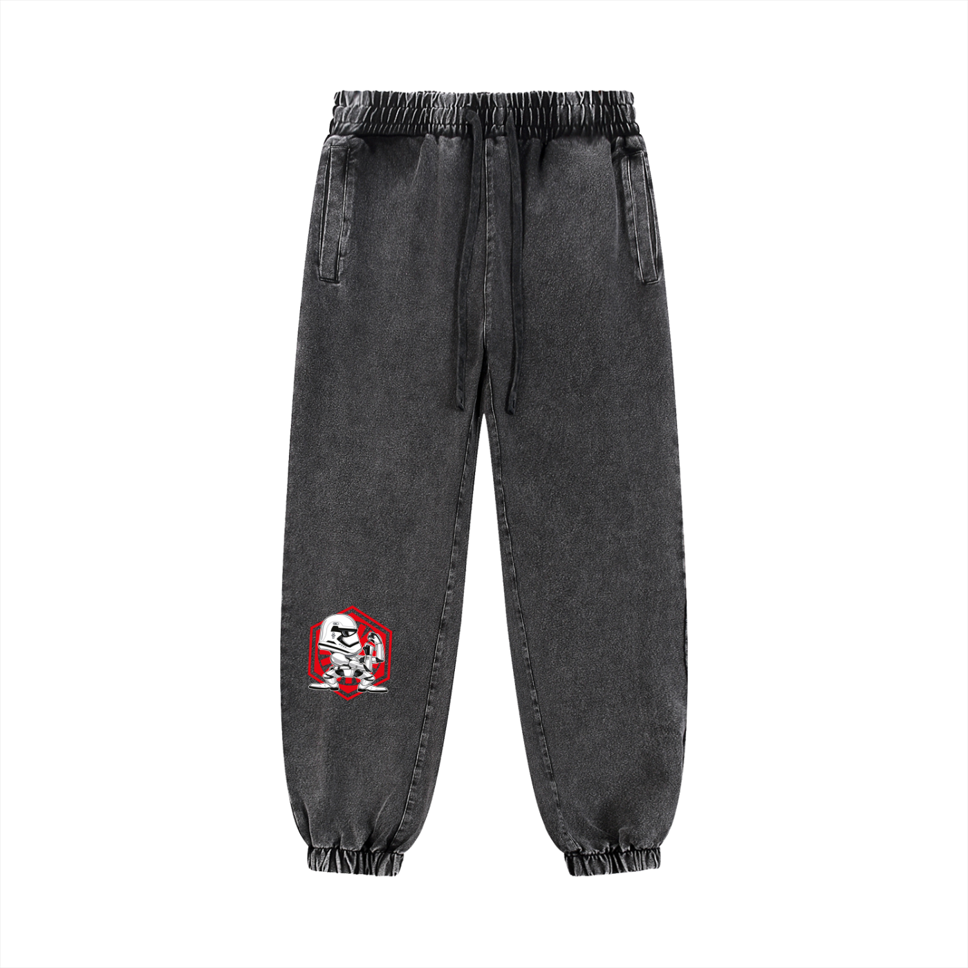 Men's Snow Wash Jogged Sweatpants