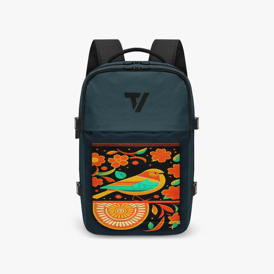 Multi-Pocket Hiking Backpack - Ergonomic Canvas Daypack - TeeVoke