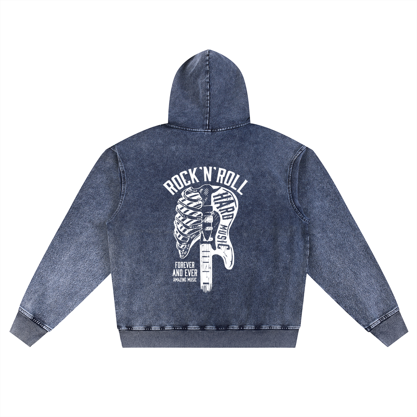 Men's Snow Wash Oversized Hoodie
