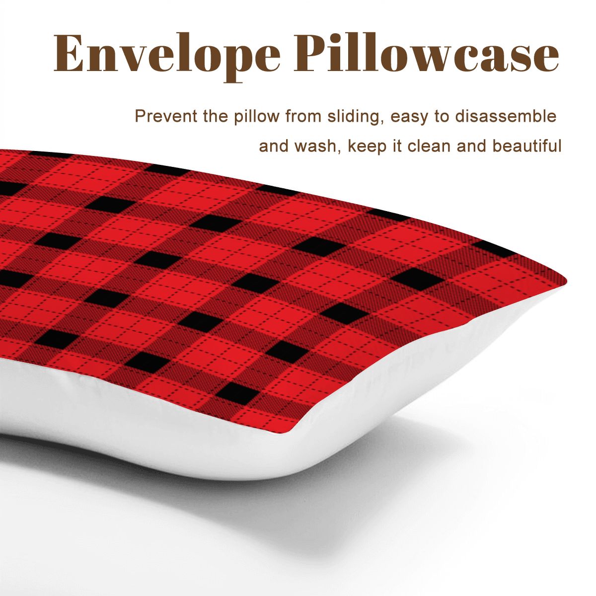 Checkerboard Queen Comforter Set – Festive Holiday Bedding