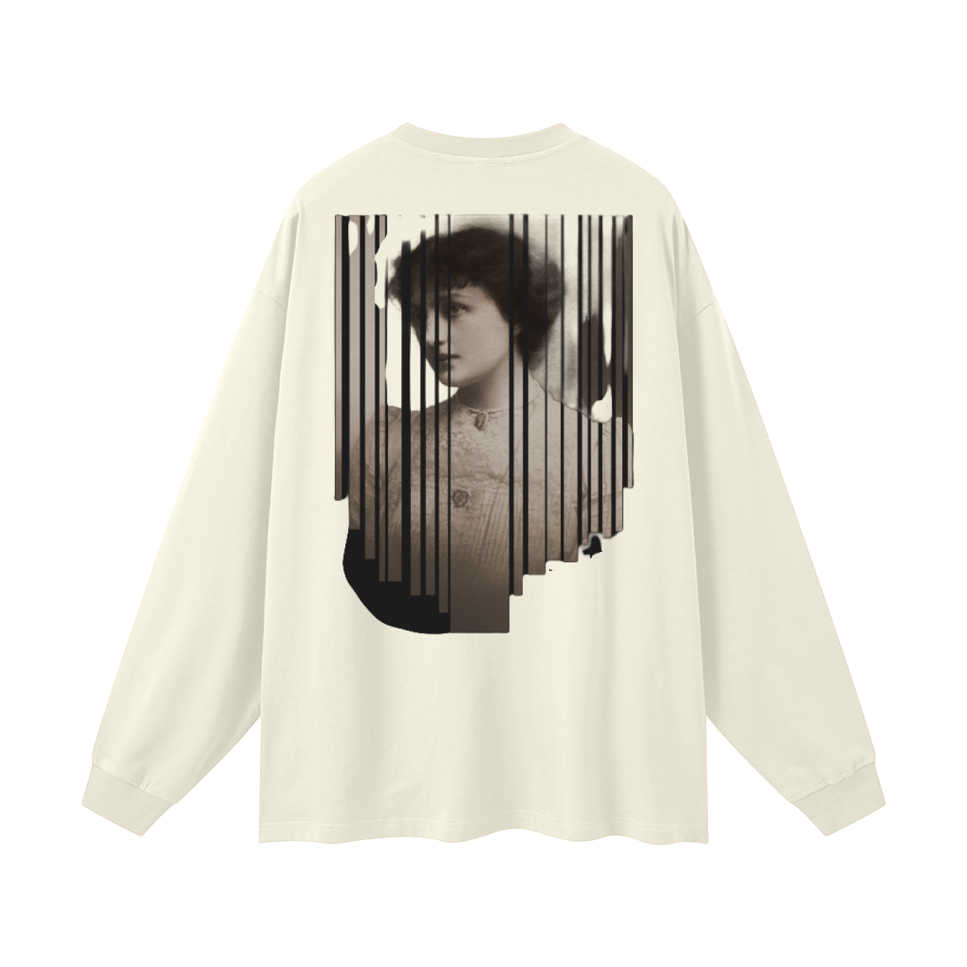 Men's Oversized Long Sleeve T-Shirt 100% Cotton