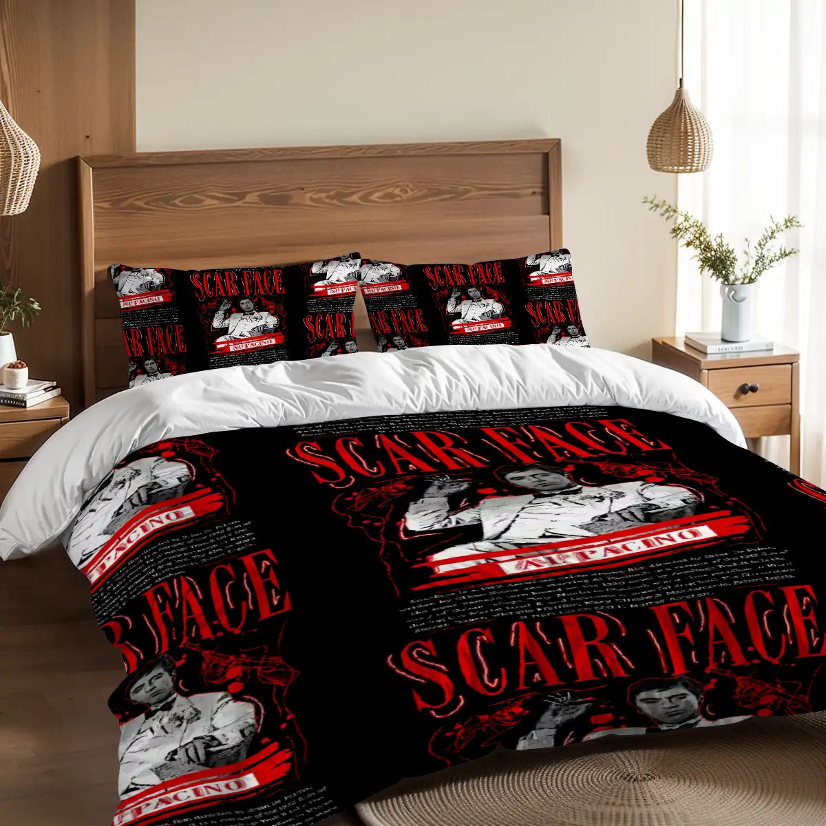 Teen Room Duvet Set – Scarface Design, Perfect Holiday Gift