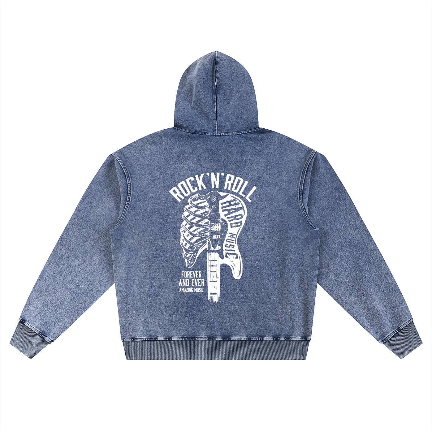 Men's Snow Wash Oversized Hoodie