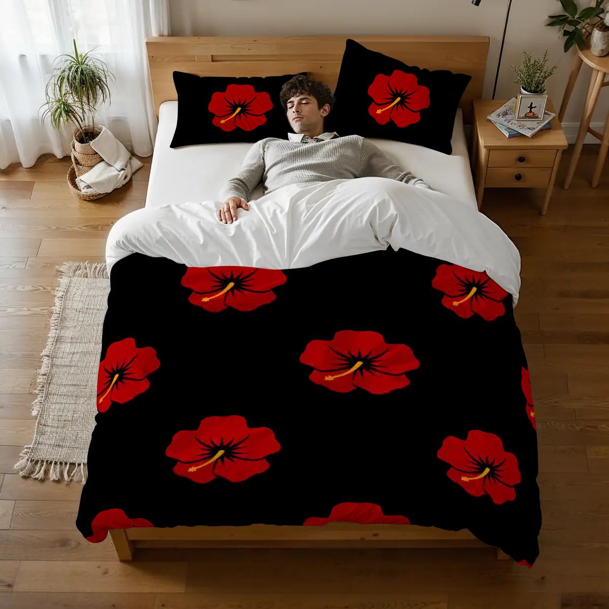 Boricua Beauty Bedding – Full Duvet Set with Puerto Rico Theme for Her